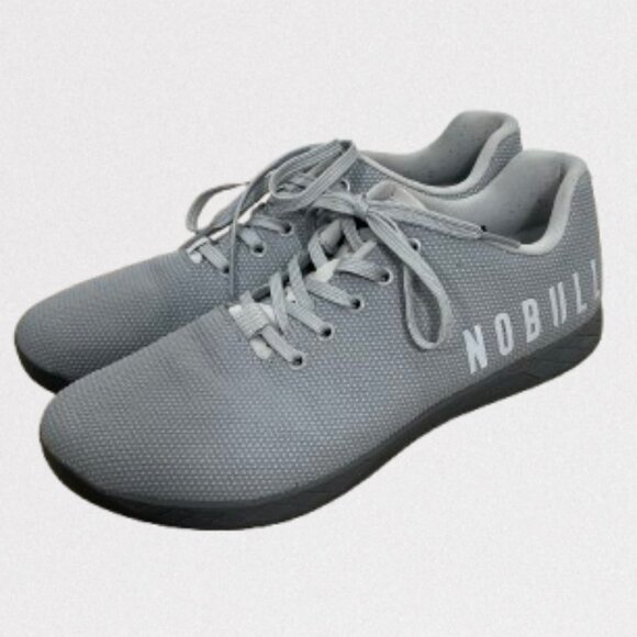 NOBULL Superfabric CrossFit Trainer Shoes Arctic Gray Men Size 12